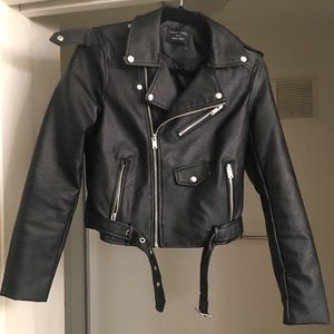 Leather Jacket -Black